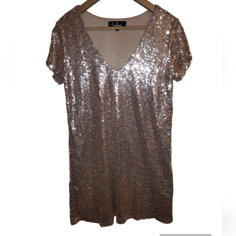Lulu's sparkle mini dress